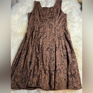 Rabbit Rabbit Rabbit Designs Brown Dress Size 16